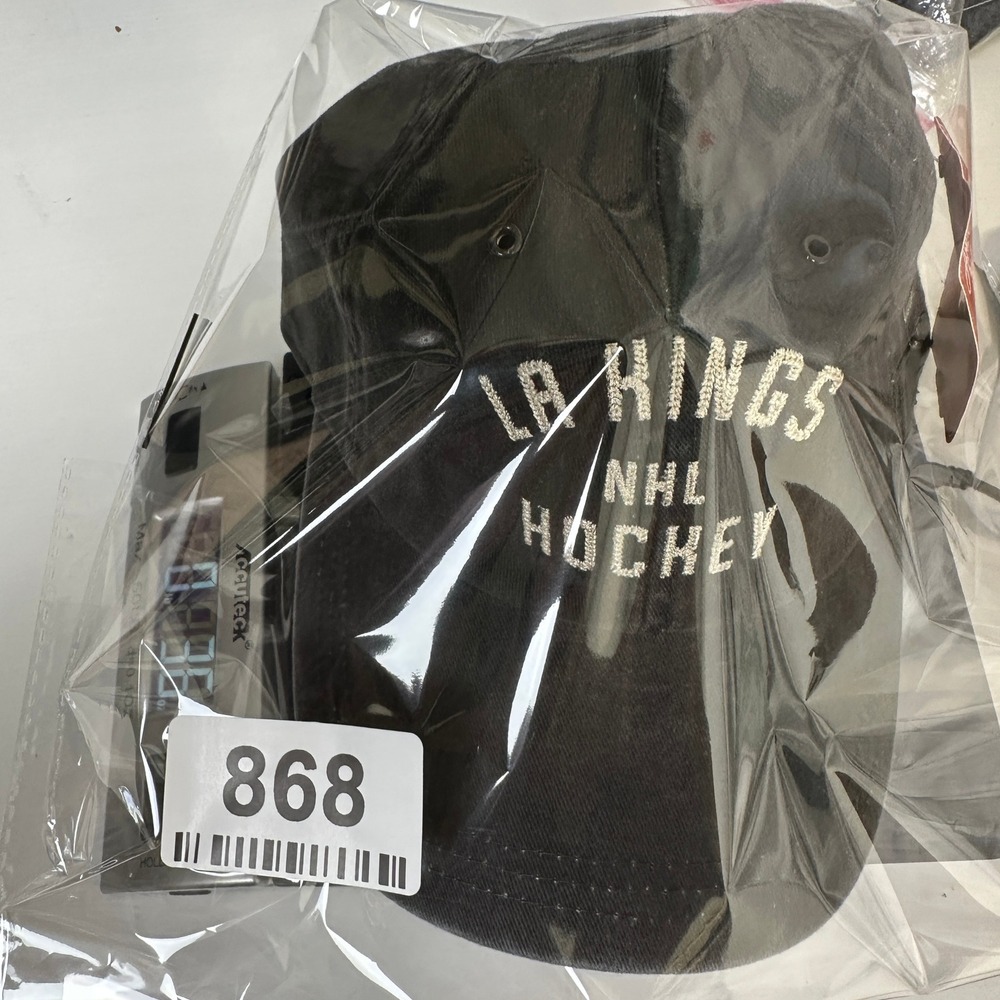 American Needle LA Kings NHL Strapback Hat Cap Black Washed NWT - Picture 9 of 9